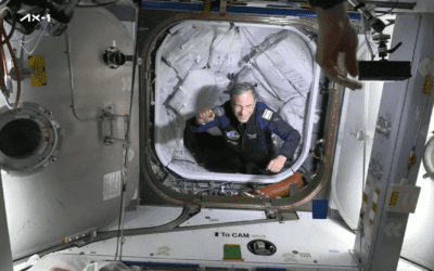 Astronauta israelí llega a la Estación Espacial Internacional